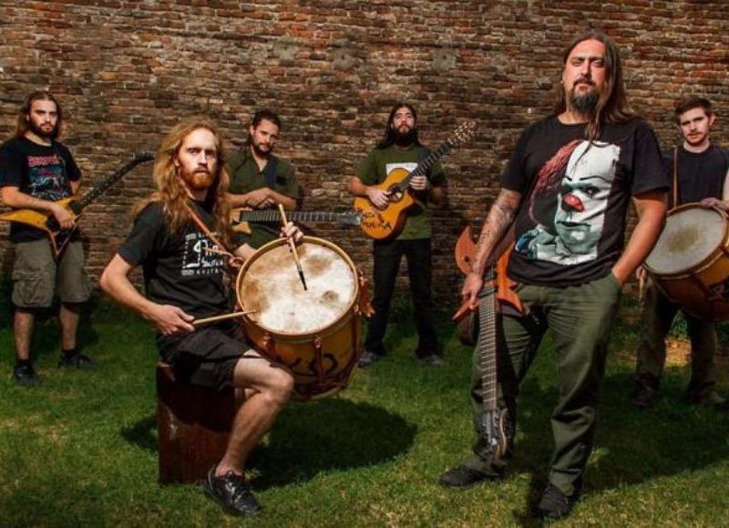 La banda de folkmetal.