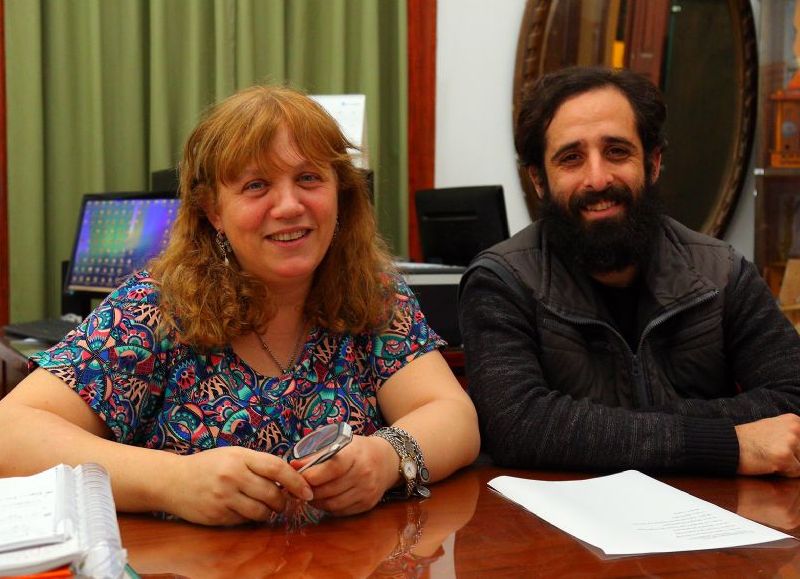 Cristina Torrano y Hernán Zárate.