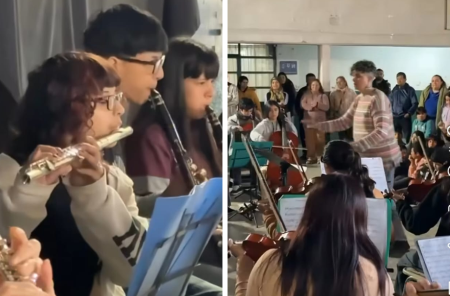 La actividad  permitió que los jóvenes músicos mostraran el trabajo que desarrollan a lo largo del año.