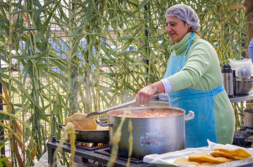 Las comidas típicas dijeron 