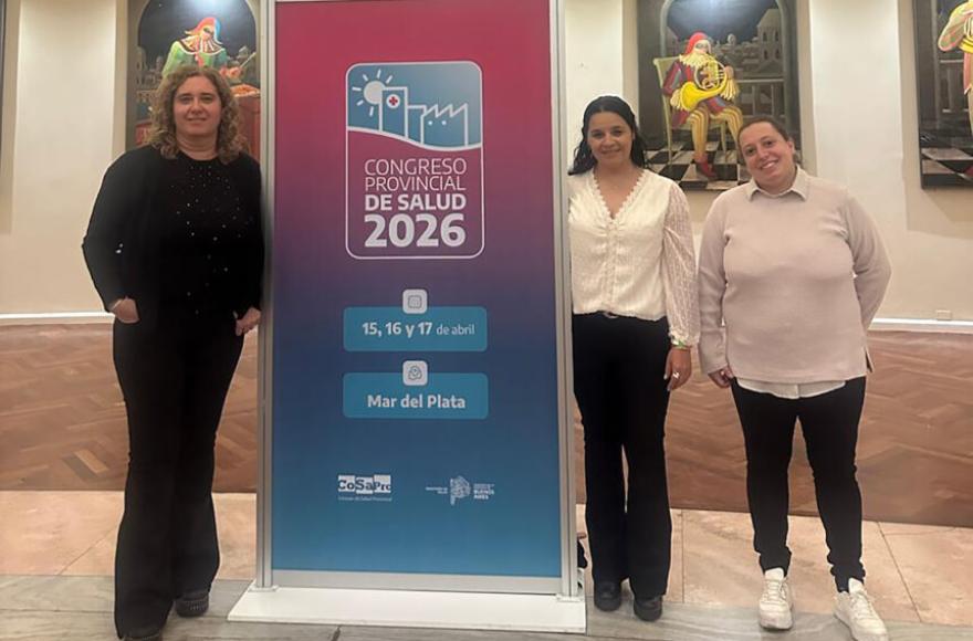 Erica Períes, Natalia Barboza y Florencia Arditti participaron en representación de Pergamino.