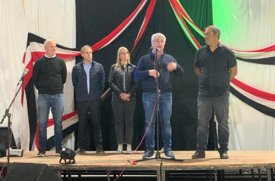 La palabra del intendente Martínez.