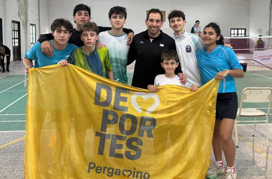 Otro gran torneo para el bádminton pergaminense