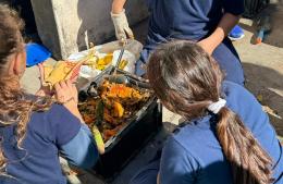 Jornada de compostaje en la Primaria Monseñor Scalabrini