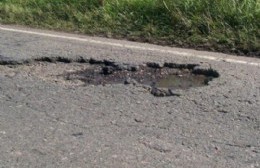 El peligro de la Ruta 32: en obra y sin demarcar