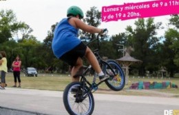 Comienzan las clases de BMX en el Skate Park del Parque