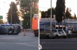 Violento choque en la intersección de las rutas 188 y 8