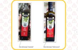 Prohíben la comercialización de un lote de aceite Nucete