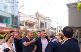 Macri recorrió el centro: poca gente y algunos reclamos