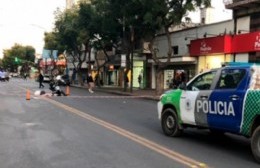 Murió una mujer luego de ser embestida por una moto en pleno centro