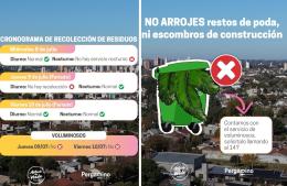 Recolección de residuos durante el feriado