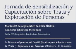 Jornada de sensibilización y capacitación sobre Trata y Explotación de Personas