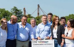 Martínez compartió acto con Macri y Vidal