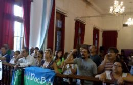 Los docentes no consiguieron apoyo en el Concejo Deliberante