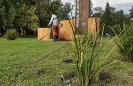 Mantenimiento de espacios verdes en diferentes barrios