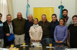 Visita de autoridades nacionales a las escuelas de iniciación deportiva
