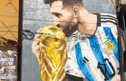 Pergamino tiene su mural de Messi