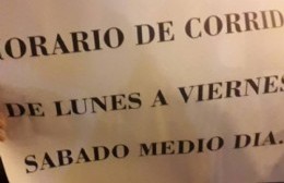 Se pone en marcha el nuevo horario de corrido