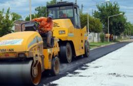 Avanzan los trabajos de pavimentación