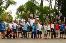 Encuentro interclubes de tenis en el  Club Lagartos