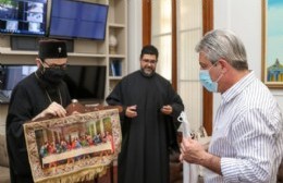 El arzobispo Santiago El Khoury se reunió con Javier Martínez