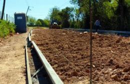 Avanza la obra en calle Laprida