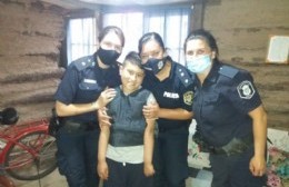 Buen gesto de la Policía: cumplieron el sueño a un niño en su cumpleaños