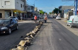 Pavimentación de calle 9 de Julio y Avenida Juan B. Justo