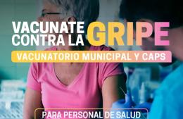 Comenzó la campaña de vacunación antigripal 2026
