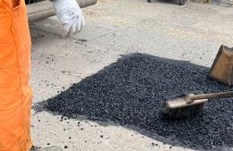 Bacheo intensivo en el radio céntrico