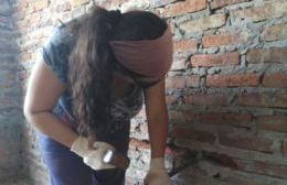 El Programa Emprender les enseña albañilería a las mujeres