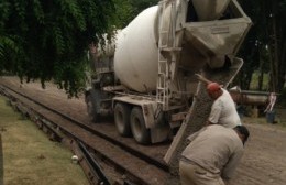 Obras de cordón cuneta en Rancagua