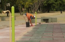 Siguen las obras en las distintas plazas de la ciudad