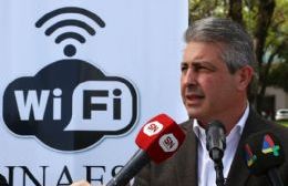 Se inauguró un punto Wi Fi en la Plaza San José