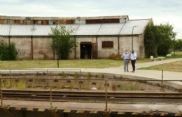 Javier Martínez supervisó obras en el Parque Belgrano