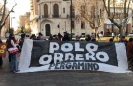 Polo Obrero protestó frente a la Municipalidad