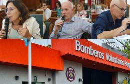 Bomberos: fuerte cruce en el Concejo por proyectos opuestos y la sombra de un veto