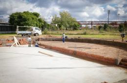 Avanza la obra en el Parque Ugarte
