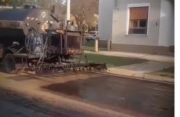 Avanzan los trabajos de pavimentación en los pueblos