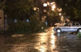 Una fuerte tormenta sacudió la ciudad