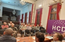 El intendente se reunió con los 12 delegados del partido