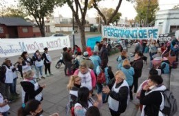 Acampe frente a Desarrollo Social