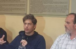 Axel Kicillof estuvo en Colón y Pergamino