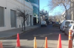 Comenzó la obra de bacheo en calle Pueyrredón