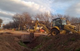 Limpieza de desagües pluviales en los Barrios Acevedo y Ameghino