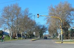 Nuevo semáforo de Avenida Perón y Balboa