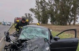 Violento accidente en Ruta 32