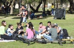 Parque España se viste de fiesta para recibir a la primavera