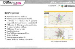 La Municipalidad participó de un Webinario organizado por IDERA