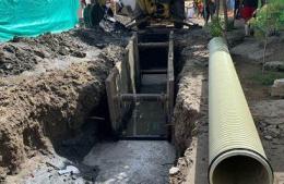 Todo listo para que comiencen las obras hidráulicas sobre calle Irigoyen
